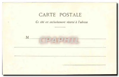 Cantores das Cours — Cantor sob a chuva — Fototipia A. Bergeret e Cie, Nancy — Verso