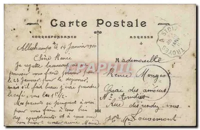 Homem com bigode diante de uma caixa de correio — JAK, Paris — n° 2023 — Verso