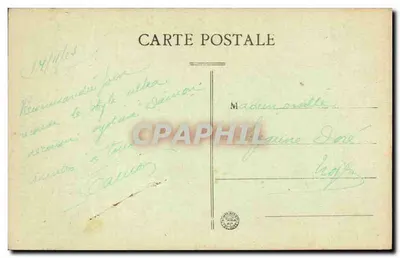 En Auvergne — Pauvre Vieille — éditeur : A. TIRAT — Achterkant