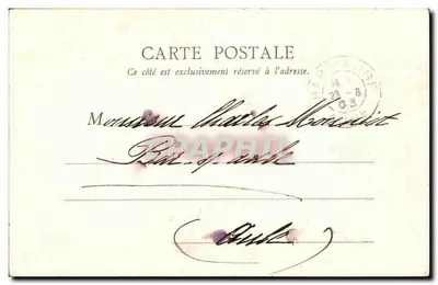 Mulher em traje de Auberg — B. F. Paris — n° 5 — Verso