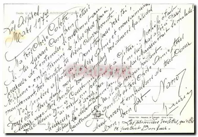 Anémonas em um vaso com textura — Coleção Florès — Edição FISA, série O n° 24 — Verso