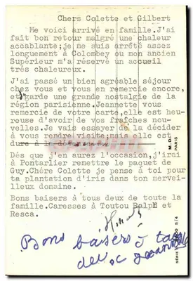 Cão pastor alemão — em um cenário de frutas e flores — editor M.D. Paris, série 5/4 — Verso