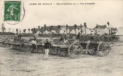 Camp de Mailly — Parc d'Artillerie — Vue d'ensemble — Cliché et phototypie Sevérac