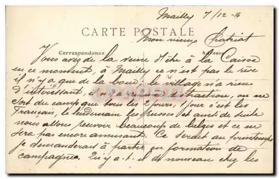 Camp van Maillé - Artilleriecampement — Bazar Militaire, A. Nieps, n°63 — Achterkant