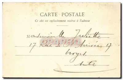 Camp de Maillé - O Partida para o Tiro — Livraria Militar Guérin, Mourmelon — Verso