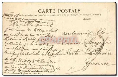 Campo de Mailly — Lavanderia e Cozinhas — Livraria Militar Guérin, Mourmelon — Verso