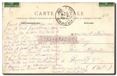 Bazar Militaire w Nieppe — Souvenir de Maillly-le-Camp — Wydawca nieznany — Rewers
