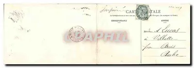 Campo de Mailly — Vista geral — Carta postal — Verso