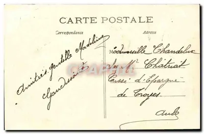 Paris — Prefeitura do 12º — J. H. — Verso