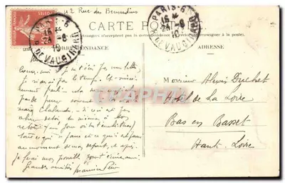 Paris Montmartre — Rue Drevet — J. L. C. n°126 — Verso