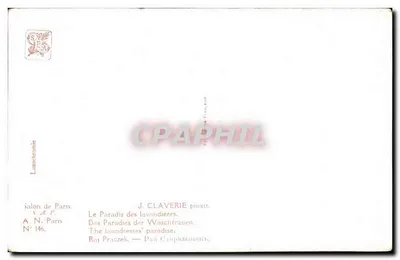 O Paraíso das lavadeiras — J. Claverie pinxit — A.N. Paris N° 146 — Verso