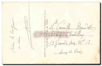 Casal jovem em abraço — Boas Festas — Editor C. P. 1504 — Verso