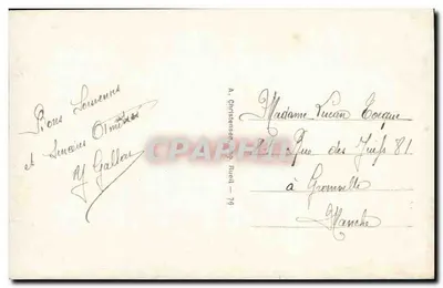 Arranjo de flores — REX 4735 — editor REX — Verso
