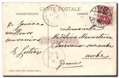 Genève — Quai du Mont-Blanc — J.J. 2 — Achterkant