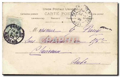 Donna in abito fiorito con un piatto in mano — Parigi — Reictlanger S.I.P. n° 1074 — Verso