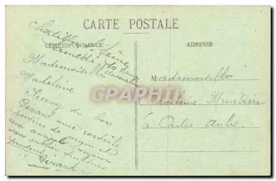 Chatillon-sur-Seine (Côte-d'Or) — A Fonte das Dînes — Collect. Va Gibour - Chiché & Fauret — Verso