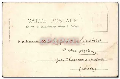 La Ferté-Alais — O Vale do Essonne — L. des G. — Verso