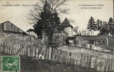 Vaucouleurs — Porta da França e Localização do Castelo do Senhor de Baudricourt