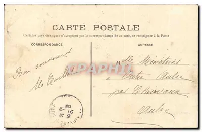 Chaumes – Castelo de Crénille — Édition Ciron — Verso