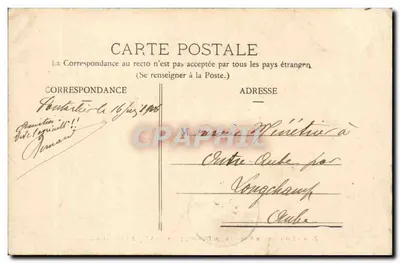 Entrada de VILLERS-le-LAC, cerca de VILLERS-le-LAC — editor Carte Postale, n° 304 — Reverso