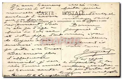 Chalon-sur-Saône — Powódź z 17 i 18 listopada 1912 — Rue Edme-Vadot — Wydawnictwo Bourgeois Frères — Rewers