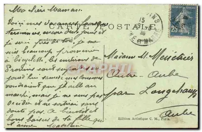 Kalwaryja św. Ayoul — Provins — Artystyczne Wydawnictwo C. M. — Rewers