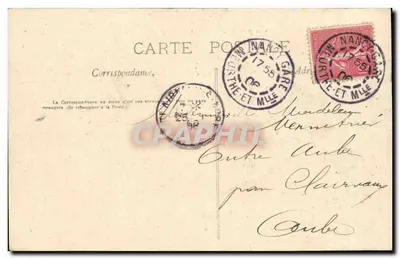 NANCY — Hémicycle de la Carrière, Pépinière i Pałac Rządowy (XVIII wiek) — La Lorraine Illustrée, nr 27 — Rewers