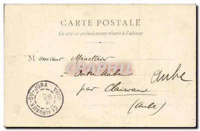 Dole — Romeinse brug Oude papierfabriek — B. F. Chalon-saône — Achterkant