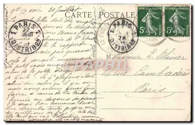 Le Pouliguen (L.-I.) — Rochos da Grande Côte — G. Gouelle — Verso
