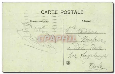 Limoges — Bulwar Carnot — Przecinek Tourny — Aleja Garibaldi — Kawiarnia Uniwersum — Th. Bourreau, fotografia — Limoges — Rewers