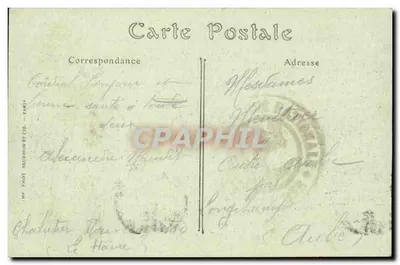 Le Havre — Plaża w czasie kąpieli, oraz La Hève — ND. Fot. — Rewers