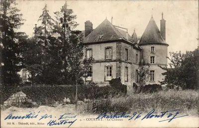 Courtry - O Castelo — M. Thibault, editor, Melun, n°4