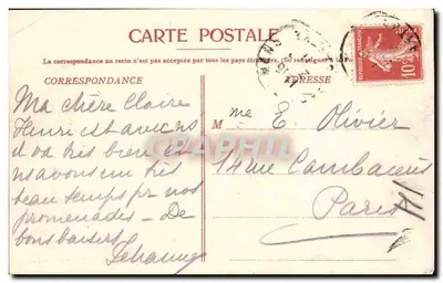 Le Mans — La Casa de la Reina Bérangère (Vieux Mans) — Edición N. G. — Reverso