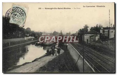 Varangéville-Saint-Nicolas — La Estación — La Lorraine illustrée, n°395
