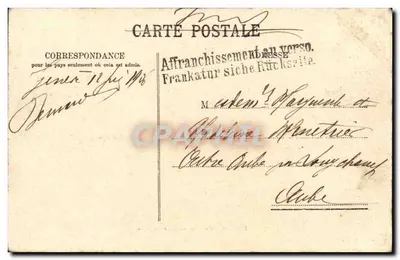 Genève — een dag van bise — Jullien frères, Fot. Editeurs, Genève, n° J.J. 5751 — Achterkant