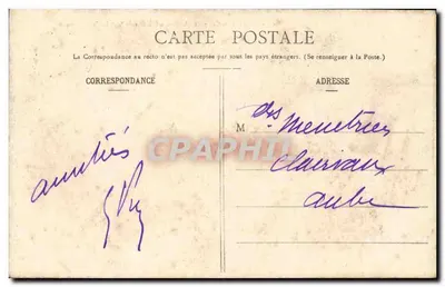 Environs du Camp de Châlons — L'Usine de Septeuil — Librairie Militaire Guérin, Mourmelon — Verso