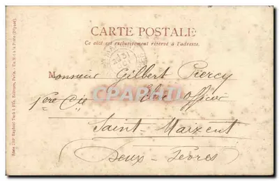 M. V. Sardou - Mme Rejane - Mme Porel assinando o contrato de Mme Sans-Gène — Verso