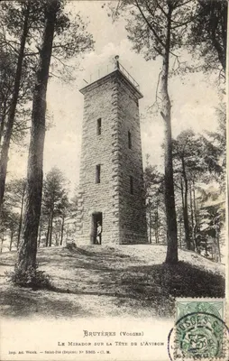 O Mirador sobre a Tête de l'Avison — Bruyères (Vosges) — Imp. Ad. Weick — N° 5365