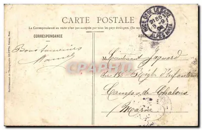 Menton — Jardin public — Zbiór artystyczny, nr 914 — Rewers