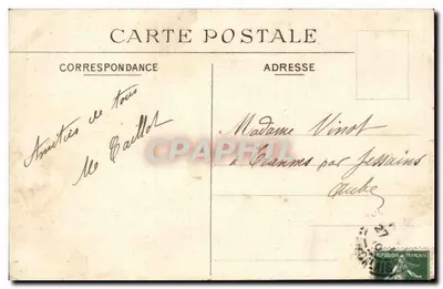 Boulogne-sur-Mer — Uitzicht genomen vanaf de kade Gambetta — uitgever GAB — Achterkant