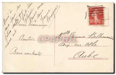 Tre giovani ragazze — ritratto colorato — CC n°443/4 — Verso