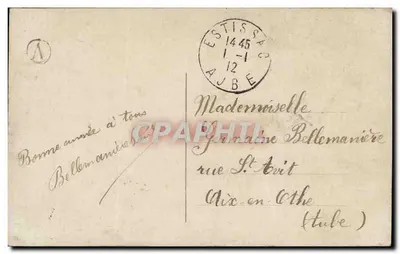 Mädchen mit Rosen — vor einem großen Uhrengehäuse — Verlag A. 3519-1 — Rückseite