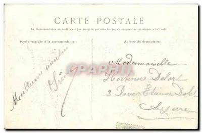 Panorama Joigny, widziana z Chapeau — kolekcja J. D. Seus — Rewers