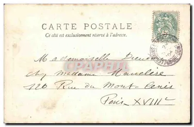 A AUVERGNE — Cachoeira de Vendeix N° 2 — M.T. (editor) — Verso
