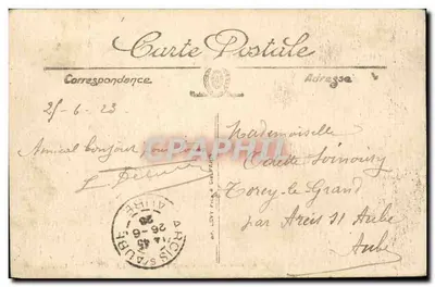El Mont-Dore — Plaza Michel-Bertrand y Establecimiento Termal — LL. Selecta — Reverso