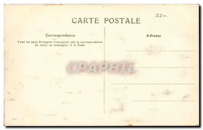 Le Mont-Dore — Cruzeiro da Estrada de Clermont e Estrada de La Bourboule — Editor J. Issue — Verso