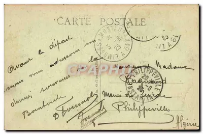 La Bourboule — Przełęcz Przez Przełom — Ideal 3055 — Rewers