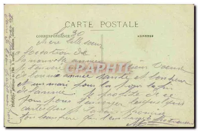 Ronchamp — Vista Geral — C.L.B. n°2417 — Verso