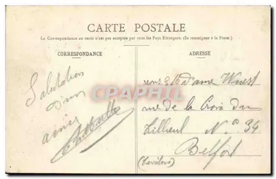 Ronchamp — Vista geral — La Haute-Saône illustrée — Verso