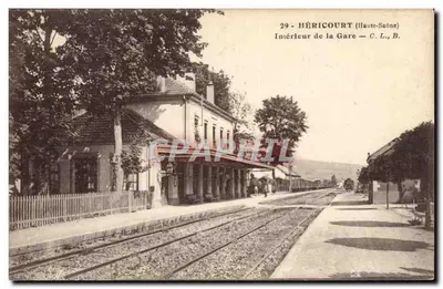 Héricourt (Haute-Saône) — Interior da Estação — C. L., B.
